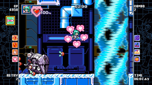 神力刚巴尔特爆裂 MIGHTY GUNVOLT BURST|官方中文|本体+1.4.3升补+7DLC|NSZ|原版|
