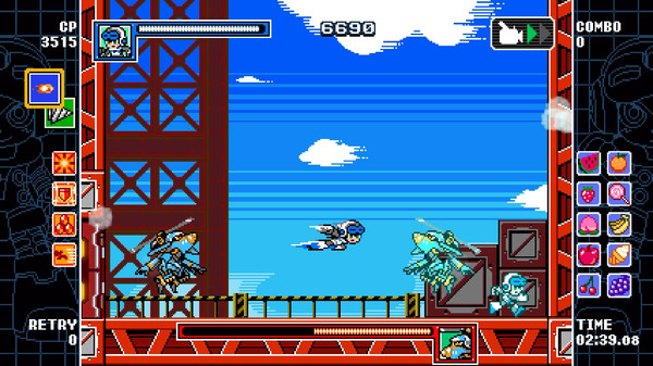 神力刚巴尔特爆裂 MIGHTY GUNVOLT BURST|官方中文|本体+1.4.3升补+7DLC|NSZ|原版|