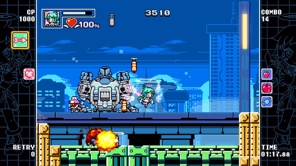 神力刚巴尔特爆裂 MIGHTY GUNVOLT BURST|官方中文|本体+1.4.3升补+7DLC|NSZ|原版|
