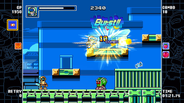 神力刚巴尔特爆裂 MIGHTY GUNVOLT BURST|官方中文|本体+1.4.3升补+7DLC|NSZ|原版|